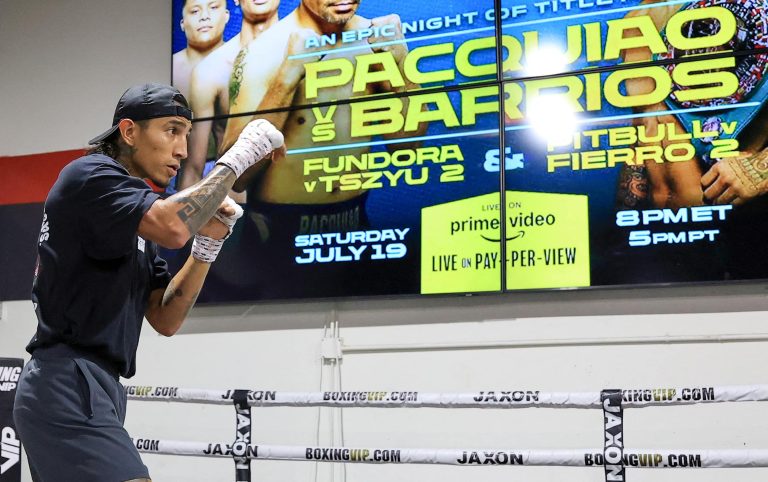 Mario Barrios unfazed by Manny Pacquiao: ‘He’s just another man’