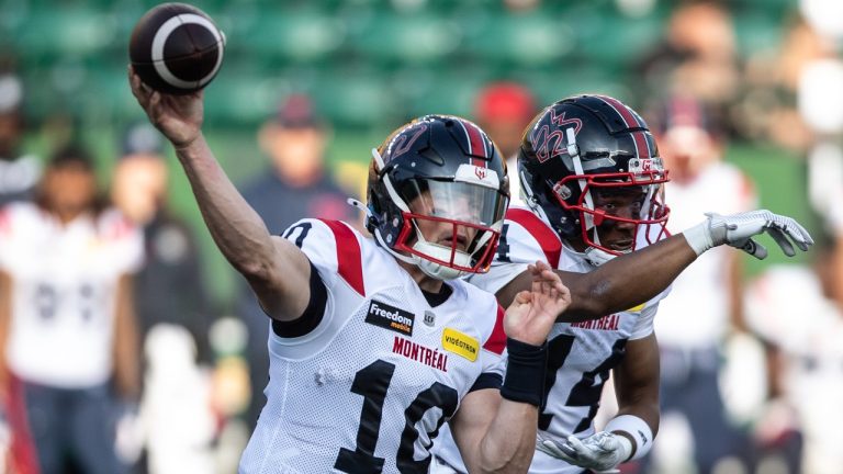 Alouettes quarterback Alexander exits in victory over Elks