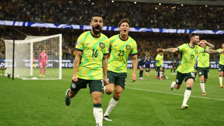 Behich becomes unlikely hero as Socceroos bust 16-year hoodoo to all but seal WC place
