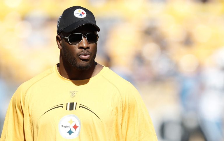 James Harrison Shows Off Wild Strength