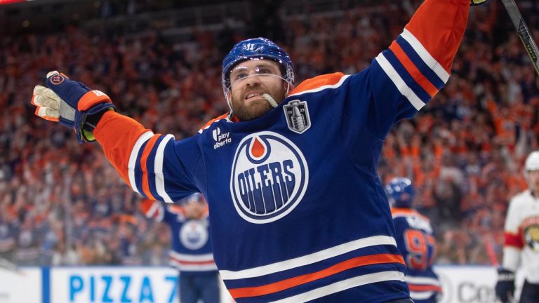 Oilers win thrilling Stanley Cup Final opener the hard way