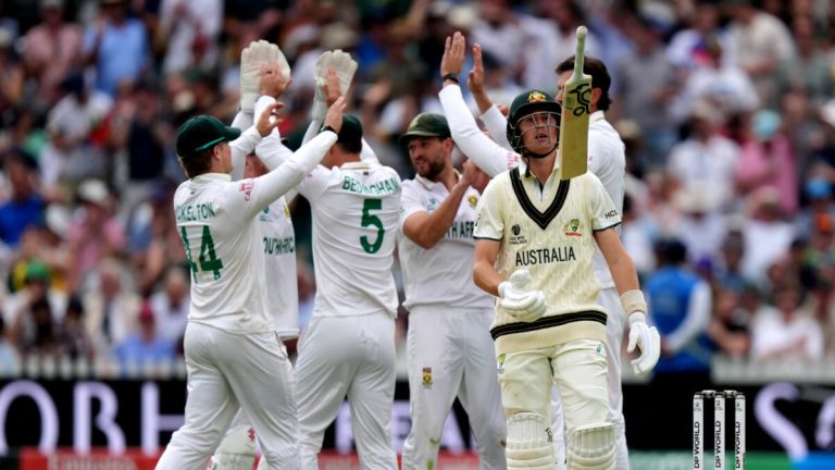 Cummins masterclass undone by latest Aussie collapse as dramatic WTC final hangs on a knife’s edge