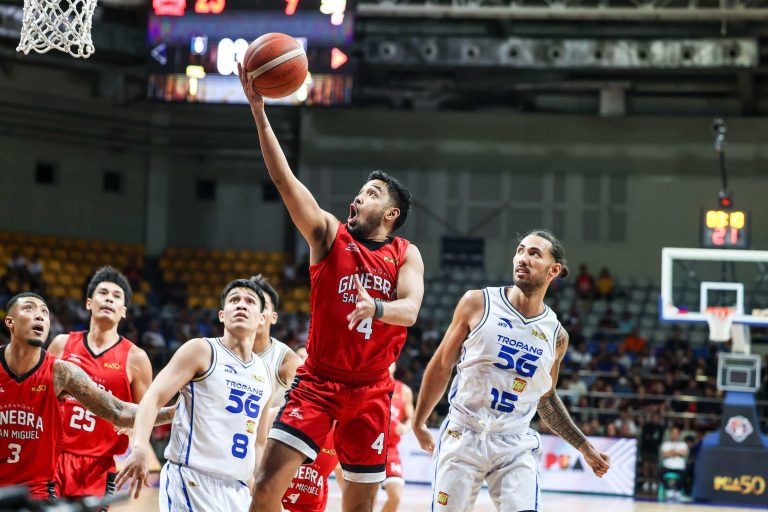 Ginebra snaps TNT streak, rises to 3rd