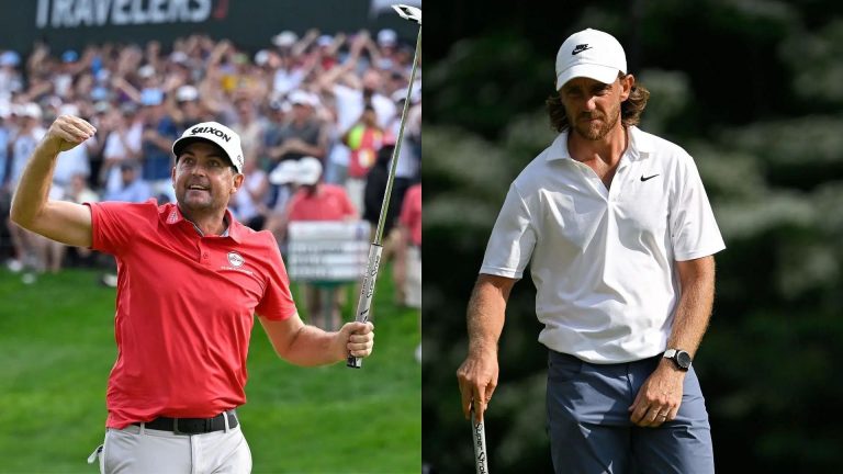 Golf Insider has a 5-word reaction to Keegan Bradley’s song choice to describe his victory over Tommy Fleetwood