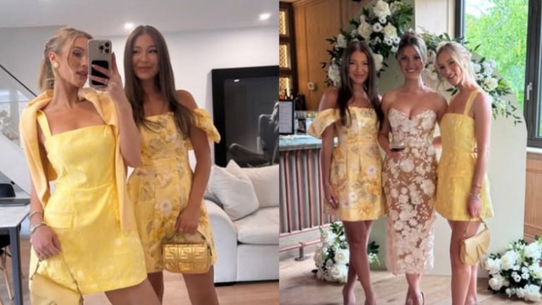 Connor McDavid’s wife Lauren dons chic yellow dress for soon-to-be sister-in-law’s bridal shower