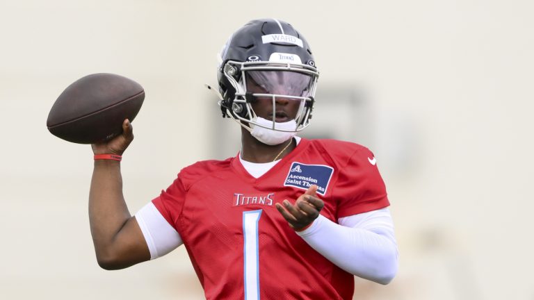 How Ward is already separating himself in Titans QB competition