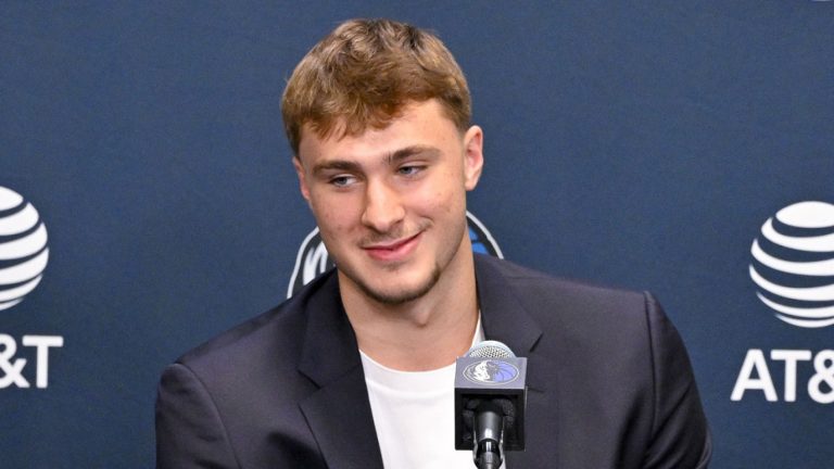 Cooper Flagg had funny reaction to question about Luka Doncic