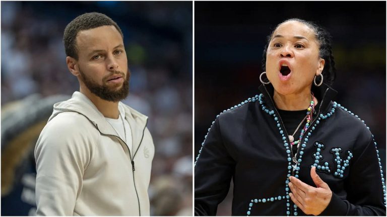 Steph Curry and Dawn Staley lead star-studded celebrity attendance at Chase Center for Golden State Valkyries game