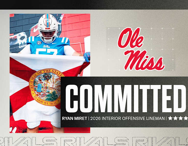Four-star OL Ryan Miret picks Ole Miss after visit, shuts down recruitment