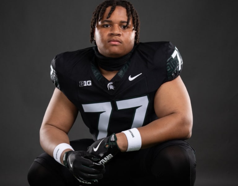 OL Adrian Hamilton enjoys Michigan State official visit, more trips planned