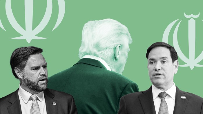 Who has Donald Trump’s ear on Iran?
