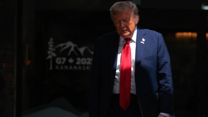 Donald Trump to leave G7 early after resisting joint statement on Israel-Iran conflict