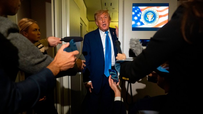 Trump calls for Iran’s ‘unconditional surrender’ in series of bellicose comments