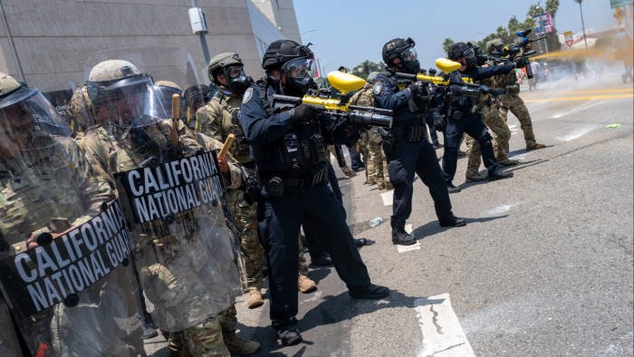 Donald Trump tests the limits of presidential authority by sending troops into LA