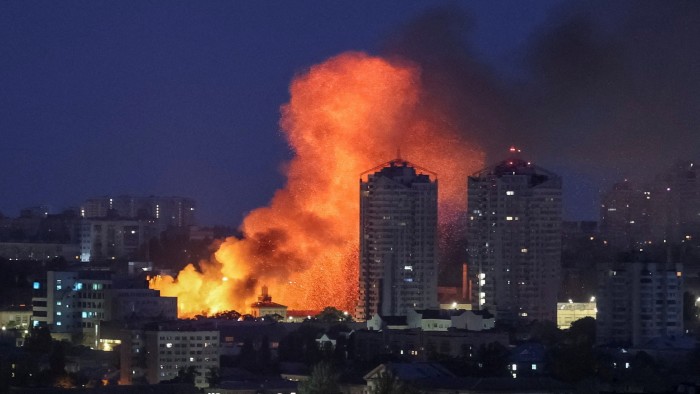 Russia launches drone and missile attack on Ukraine