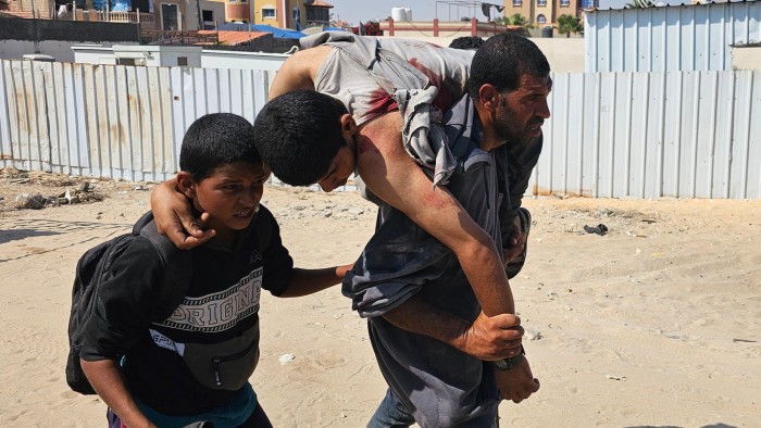 Israel kills 45 in latest shooting of Gazans seeking food, say local officials