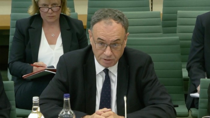 UK interest rate cuts hinge on slowing wage growth, Andrew Bailey says
