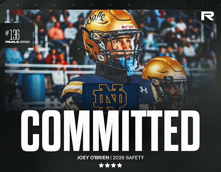 Rivals250 safety Joey O’Brien commits to Notre Dame