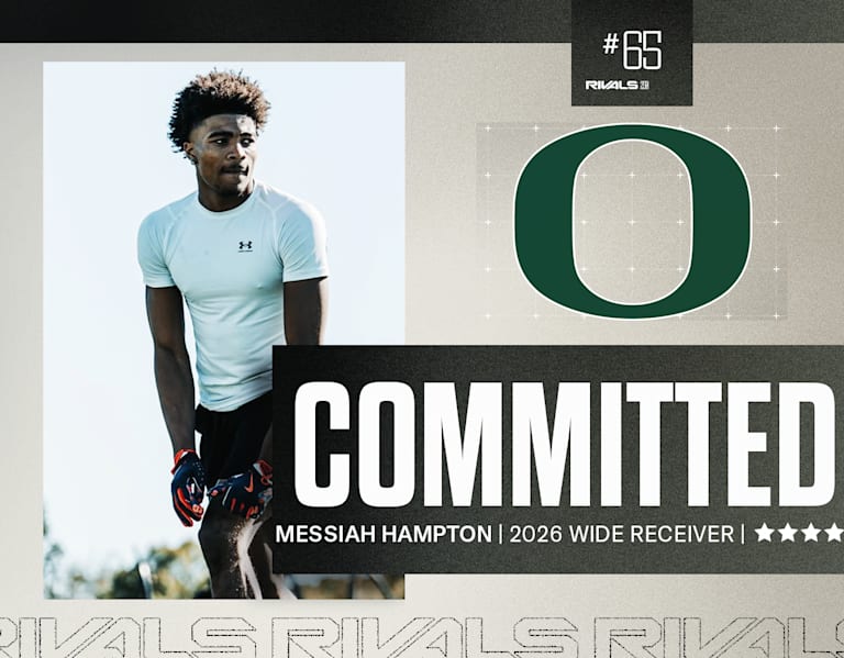 Oregon secures commitment from 2026 New York four-star WR Messiah Hampton