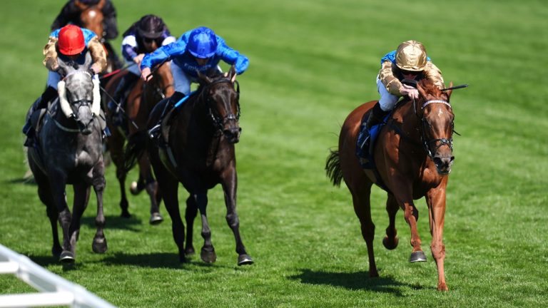 Royal Ascot: Crimson Advocate comes from last to first in Duke Of Cambridge Stakes for John and Thady Gosden | Racing News