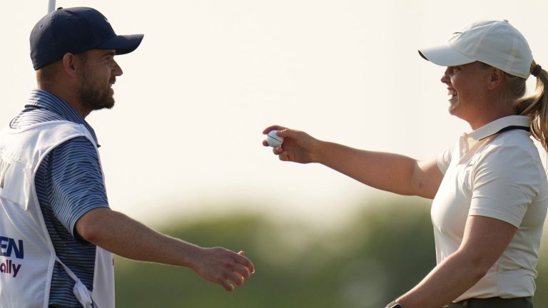 US Women’s Open: Solheim Cup star Maja Stark outlasts Nelly Korda to claim maiden major title with two-shot win at Erin Hills | Golf News