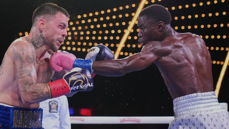 Richardson Hitchins dispatches George Kambosos to defend IBF super-lightweight title in New York | Boxing News