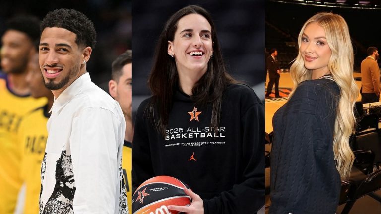 “Wedding timeee” – Caitlin Clark cheers on Tyrese Haliburton’s next chapter after glitzy proposal to Jade Jones at Iowa