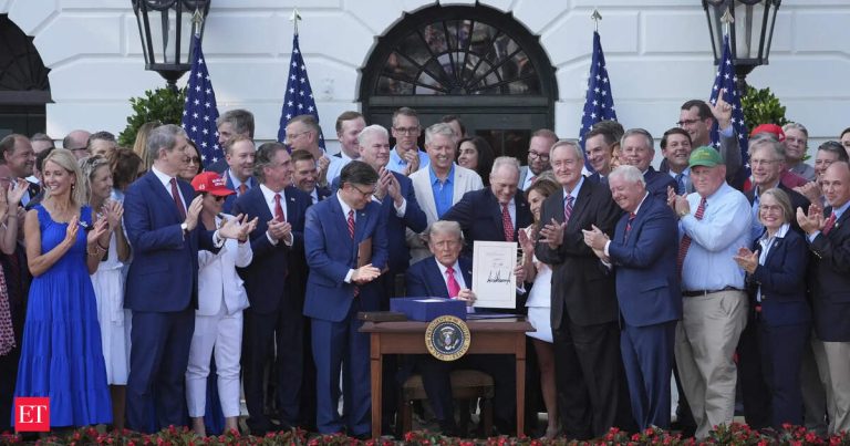 Trump signs his landmark bill at Fourth of July picnic; his historic, divisive policy win now cast in stone