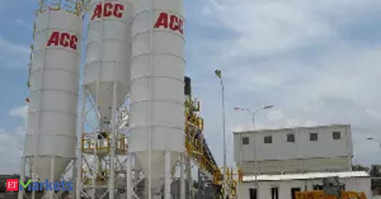 ACC Q1 Results: Cons PAT rises 4% YoY to Rs 375 crore, revenue up 18%