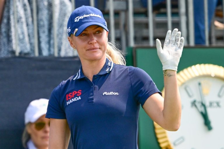 Charley Hull collapses on tee, withdraws from Evian Championship