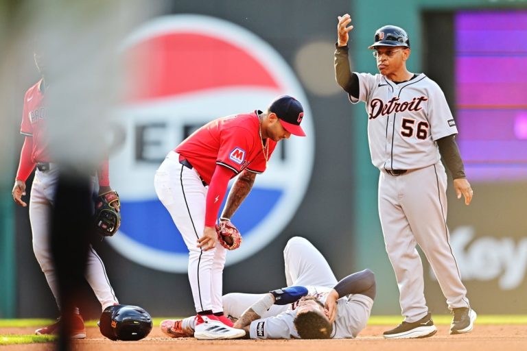 Tigers All-Star 2B Gleyber Torres (neck) OK after exiting vs. Guardians