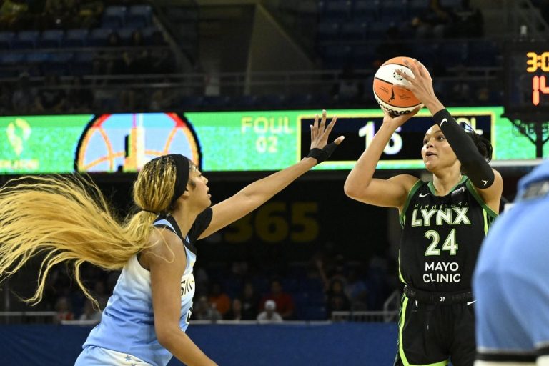 Napheesa Collier leads Lynx past Angel Reese’s Sky