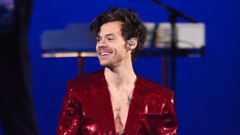 Perez Hilton reacts as clip of Harry Styles kissing someone at Glastonbury Festival goes viral
