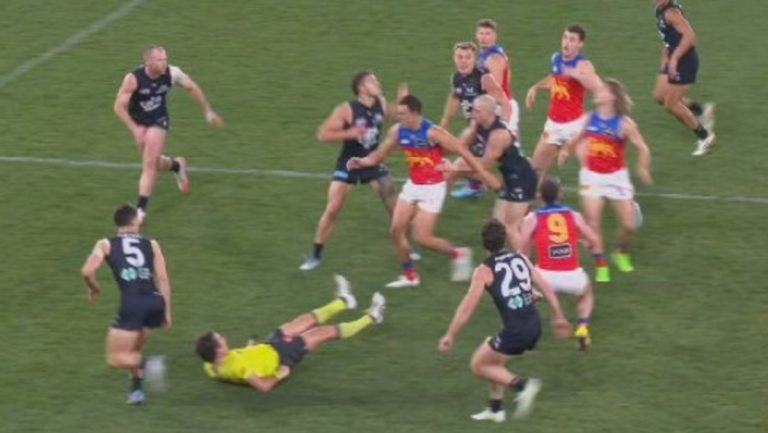 AFL news 2025 | Tribunal results, Carlton’s Adam Cerra fined for umpire collision, North Melbourne’s Tristan Xerri hit with three-match ban, Brisbane Lions star Zac Bailey whacked with one-game ban
