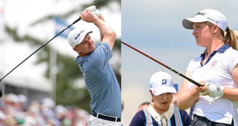 Justin Rose lauds Lottie Woad after she hits a “dozen shots better than” the 1x Major winner