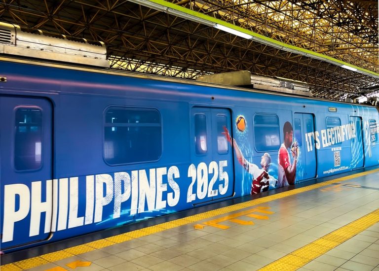 FIVB Men’s World Championship promos go live on LRT-2 trains
