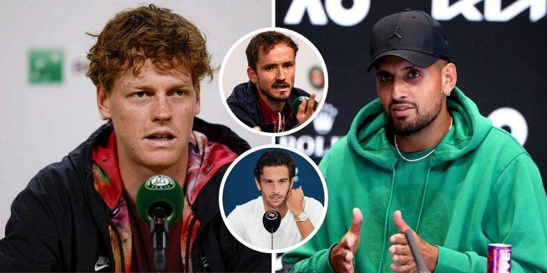 Nick Kyrgios baffled as Jannik Sinner named the smartest player on tour by Daniil Medvedev and Lorenzo Musetti