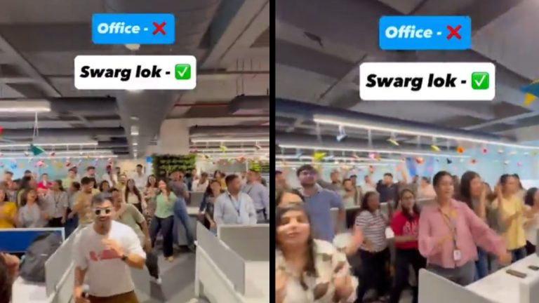‘Just give some extra money’: Redditors on viral video of ‘wellness dance’ for employees inside office