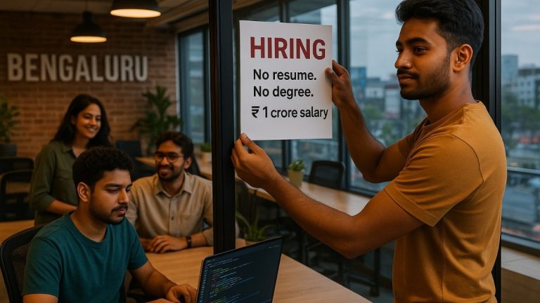 No degree, no resume: Bengaluru startup offers ₹1 crore for coders, sparks debate on work life costs