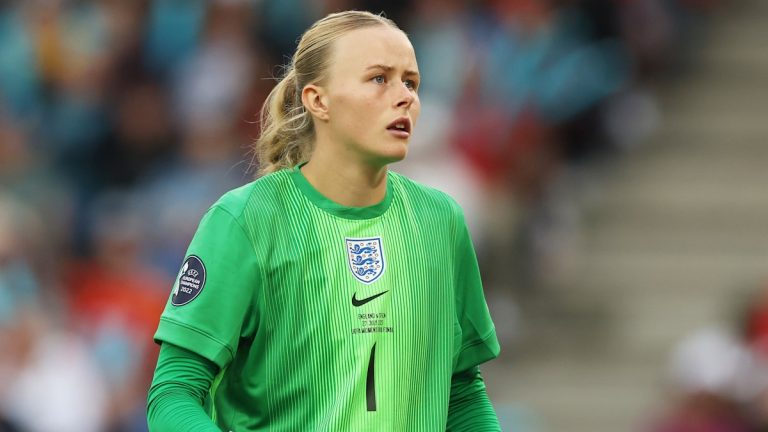 England goalkeeper Hannah Hampton’s tribute to late grandpa after win over Spain