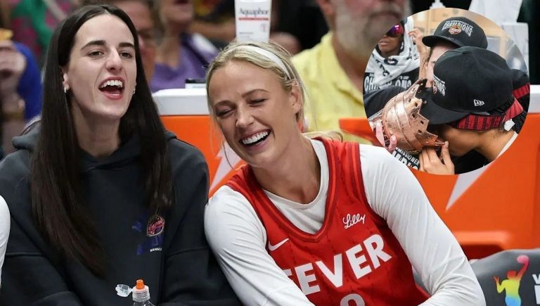 Sophie Cunningham, Caitlin Clark and others erupt with excitement as $217,640 rookie celebrates Fever’s big feat: “Dawg”