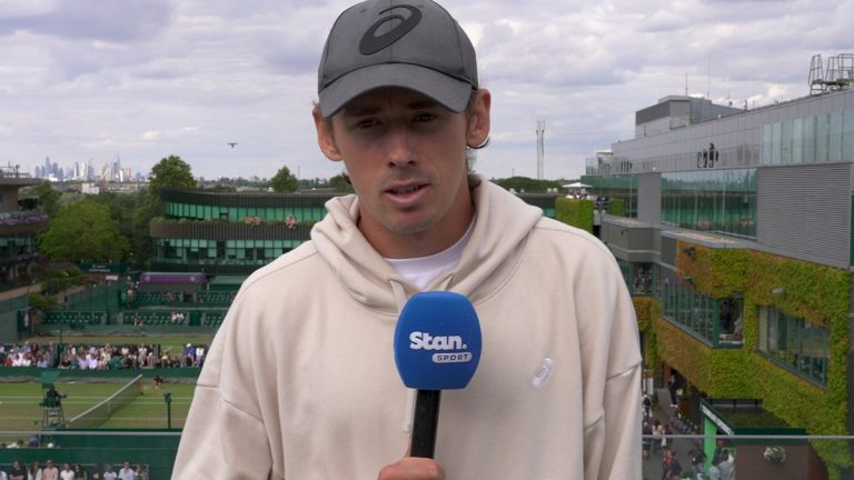 Wimbledon 2025 tennis news, Alex de Minaur interview after loss to Novak Djokovic in fourth round