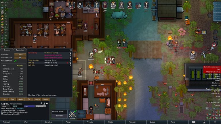 All RimWorld console commands and cheats