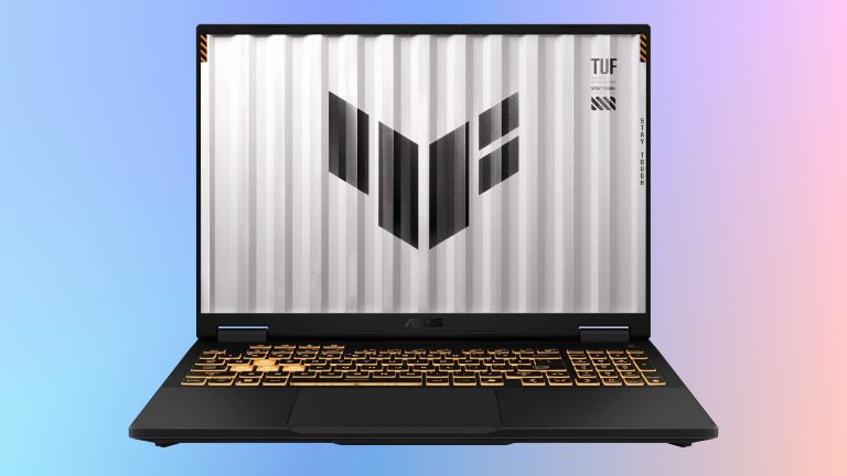 Asus TUF F16 gaming laptop with RTX 5060 available at lowest price on Best Buy