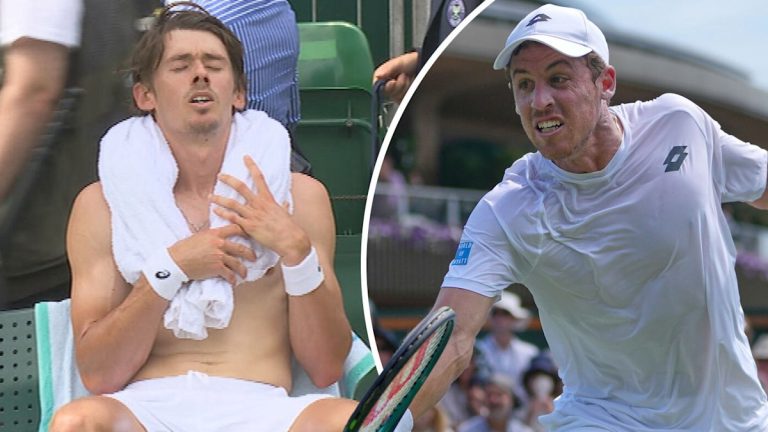 Wimbledon 2025 | Alex de Minaur vs Roberto Carballés Baena result, video, highlights; London weather day two