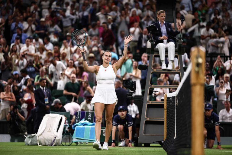 Sabalenka outguns Raducanu to reach Wimbledon last 16