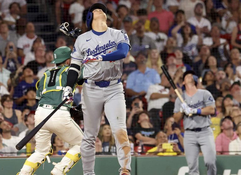 Shohei Ohtani home run streak ends in Dodgers’ win over Red Sox