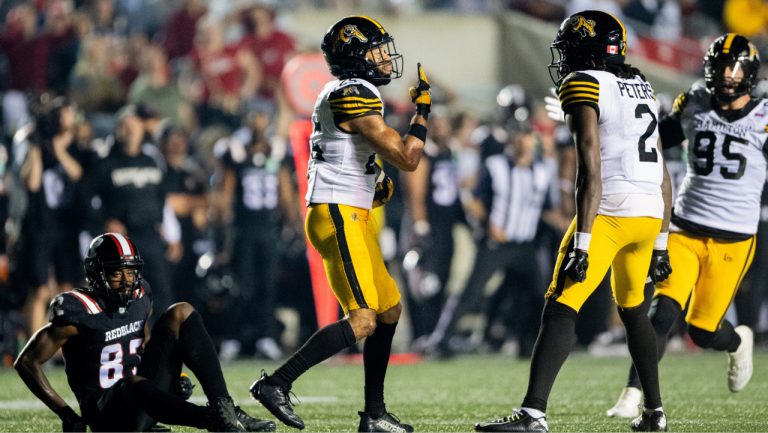 Surging Tiger-Cats dump struggling Redblacks for fourth straight win
