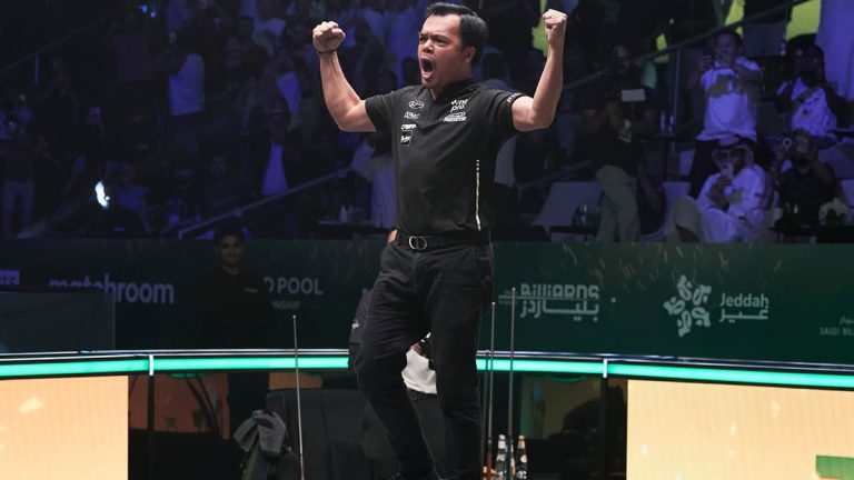 Biado is again king of the pool world, wresting back the crown after eight years
