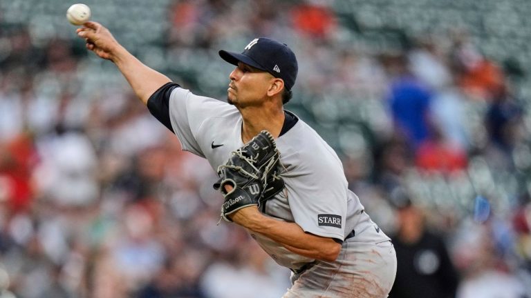 Depleted Braves acquire pitcher Carlos Carrasco from Yankees